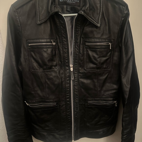 Women’s soft black leather jacket - Picture 3 of 4